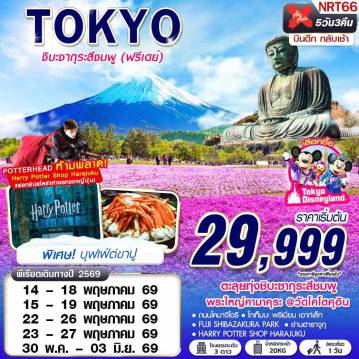 ทัวร์นาริตะ 5 วัน 3 คืน-XJ DMK TOKYO ชิบะซากุระสีชมพู (FREEDAY) บินดึกกลับเช้า 5D3N