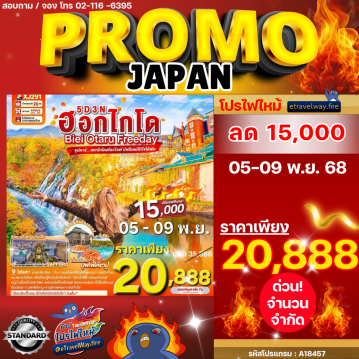 ทัวร์ญี่ปุ่นเดือนพฤศจิกายนไฟไหม้