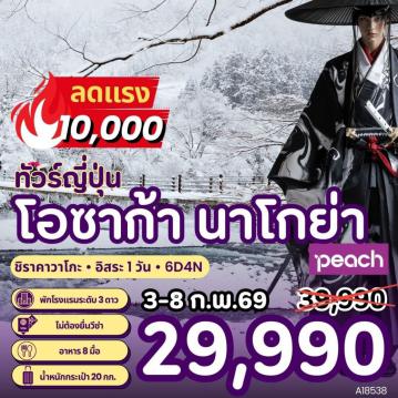 ทัวร์ญี่ปุ่นไฟไหม้