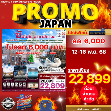 ทัวร์ญี่ปุ่นเดือนพฤศจิกายนไฟไหม้