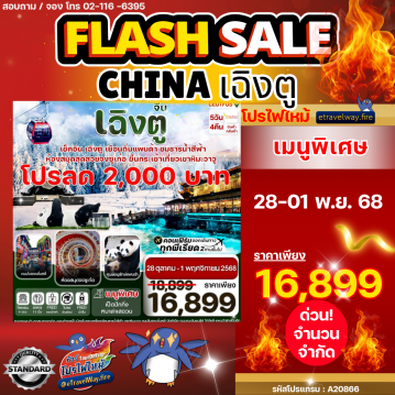 ทัวร์จีนโปรโมชั่นไฟไหม้