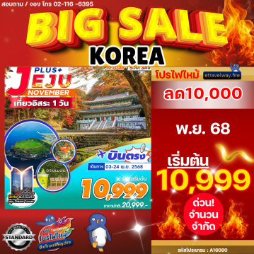 ทัวร์เกาหลีใต้ราคาถูกไฟไหม้