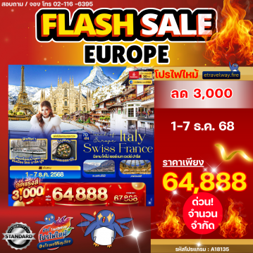 ทัวร์ยุโรปวันปีใหม่ไฟไหม้