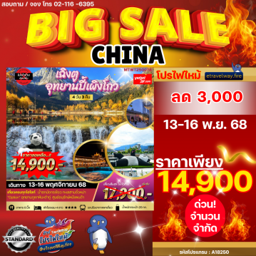 ทัวร์จีนวันปีใหม่ไฟไหม้